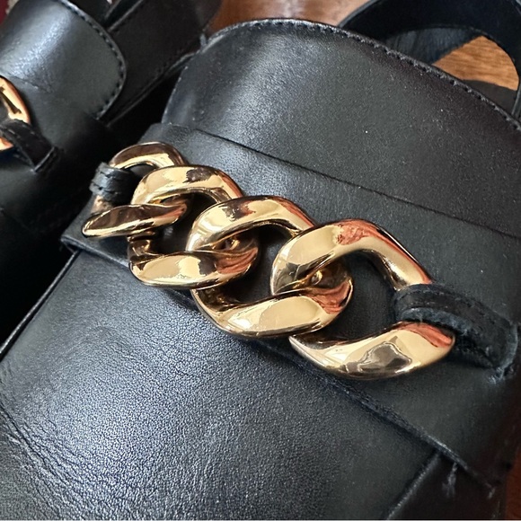 Free People Mila Chain Black Loafers - Picture 8 of 9